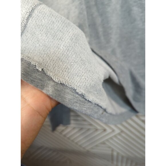 Wings + Horns Men's Sweatshirt Grey Gray Terry Crewneck Sweater Size Large HEMME - Picture 5 of 6